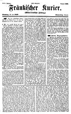 Fränkischer Kurier Donnerstag 9. Juni 1859