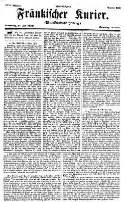 Fränkischer Kurier Samstag 11. Juni 1859