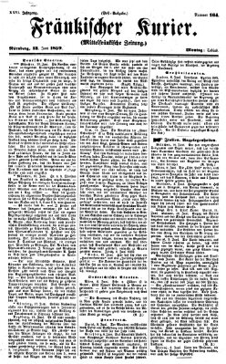 Fränkischer Kurier Montag 13. Juni 1859