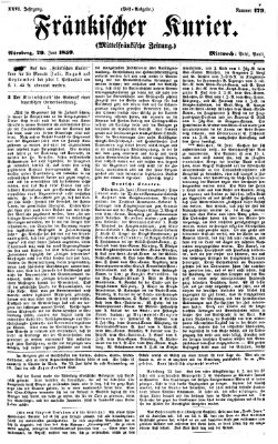 Fränkischer Kurier Mittwoch 29. Juni 1859