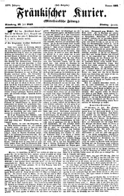 Fränkischer Kurier Dienstag 12. Juli 1859