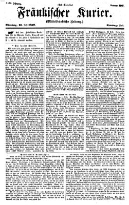 Fränkischer Kurier Samstag 16. Juli 1859