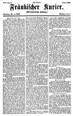 Fränkischer Kurier Montag 25. Juli 1859