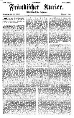 Fränkischer Kurier Dienstag 26. Juli 1859