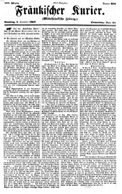 Fränkischer Kurier Donnerstag 8. September 1859