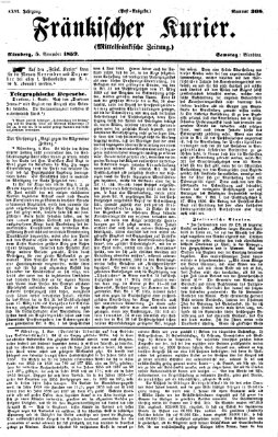 Fränkischer Kurier Samstag 5. November 1859