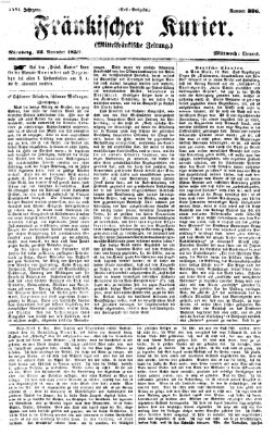 Fränkischer Kurier Mittwoch 23. November 1859