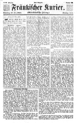 Fränkischer Kurier Montag 19. März 1860