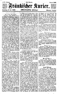 Fränkischer Kurier Montag 9. April 1860