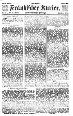 Fränkischer Kurier Dienstag 10. April 1860