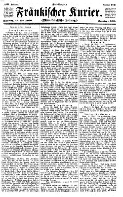 Fränkischer Kurier Sonntag 29. April 1860