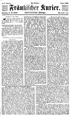 Fränkischer Kurier Mittwoch 9. Mai 1860