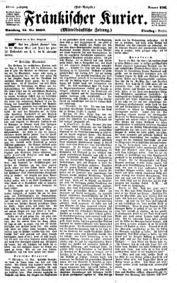 Fränkischer Kurier Dienstag 15. Mai 1860