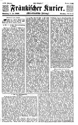 Fränkischer Kurier Dienstag 5. Juni 1860