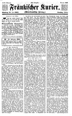 Fränkischer Kurier Samstag 16. Juni 1860