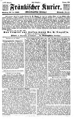 Fränkischer Kurier Mittwoch 20. Juni 1860