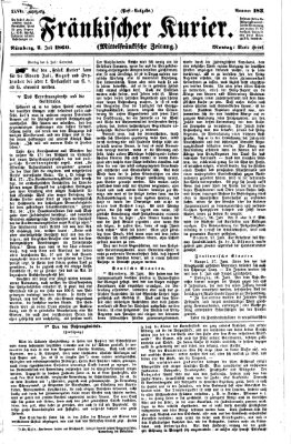 Fränkischer Kurier Montag 2. Juli 1860