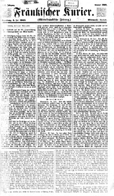 Fränkischer Kurier Mittwoch 1. Juli 1863