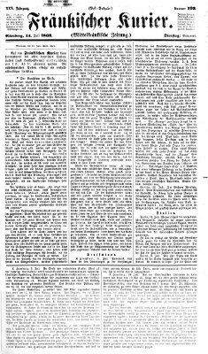 Fränkischer Kurier Dienstag 14. Juli 1863