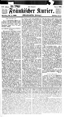 Fränkischer Kurier Freitag 24. Juli 1863