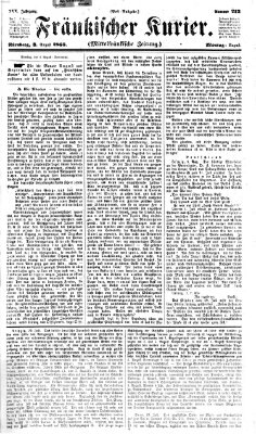 Fränkischer Kurier Montag 3. August 1863