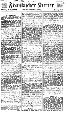 Fränkischer Kurier Sonntag 9. August 1863