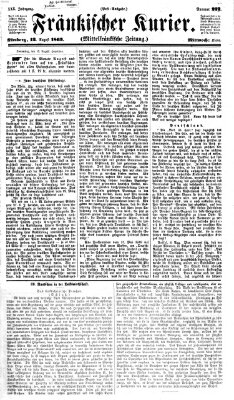 Fränkischer Kurier Mittwoch 12. August 1863