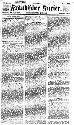 Fränkischer Kurier Sonntag 23. August 1863