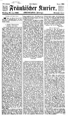 Fränkischer Kurier Mittwoch 26. August 1863