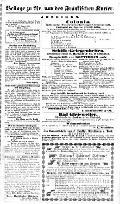 Fränkischer Kurier Dienstag 1. September 1863