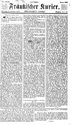 Fränkischer Kurier Dienstag 8. September 1863