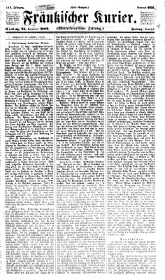 Fränkischer Kurier Freitag 25. September 1863