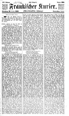 Fränkischer Kurier Donnerstag 22. Oktober 1863