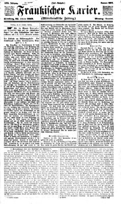 Fränkischer Kurier Montag 26. Oktober 1863