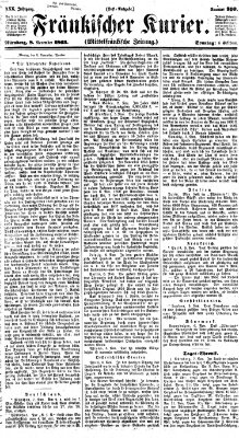 Fränkischer Kurier Sonntag 8. November 1863