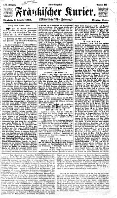 Fränkischer Kurier Montag 9. November 1863