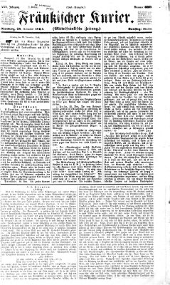 Fränkischer Kurier Samstag 28. November 1863