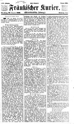 Fränkischer Kurier Sonntag 29. November 1863