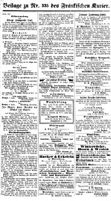 Fränkischer Kurier Donnerstag 3. Dezember 1863