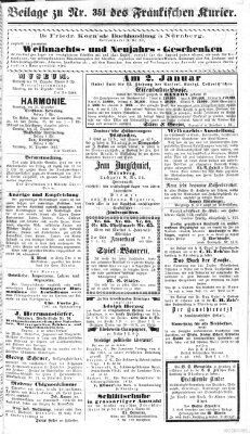 Fränkischer Kurier Samstag 19. Dezember 1863