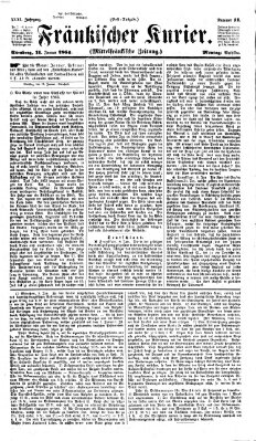 Fränkischer Kurier Montag 11. Januar 1864