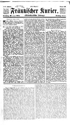 Fränkischer Kurier Dienstag 12. Januar 1864