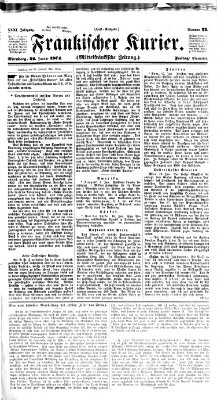 Fränkischer Kurier Freitag 22. Januar 1864