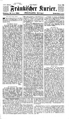 Fränkischer Kurier Donnerstag 28. Januar 1864