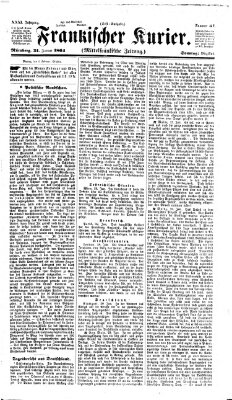 Fränkischer Kurier Sonntag 31. Januar 1864