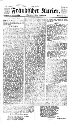 Fränkischer Kurier Mittwoch 3. Februar 1864