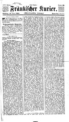 Fränkischer Kurier Donnerstag 18. Februar 1864