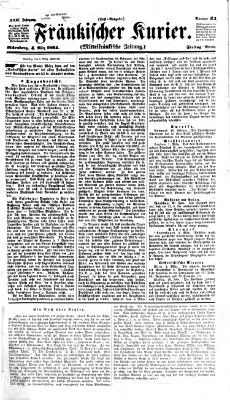 Fränkischer Kurier Freitag 4. März 1864