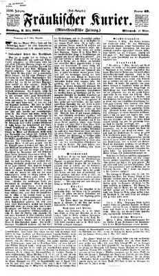 Fränkischer Kurier Mittwoch 9. März 1864