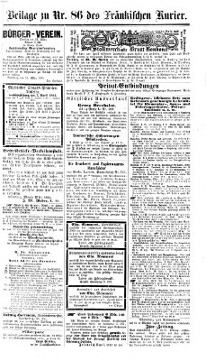 Fränkischer Kurier Samstag 26. März 1864